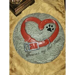 Pet memorial stepping stone Forever my best friend